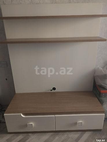 Матрасы: Б/у, Прямой ТВ стенд, С полками, Ламинат, Азербайджан — 2