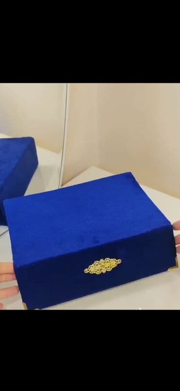 Hədiyyə qutusu, rəng - Göy, Ünvandan götürmə