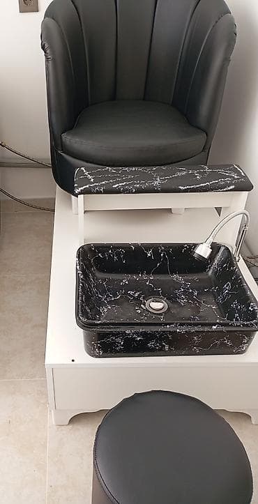 islenmis mebel: Salona uyğun peşəkar mebel və avadanlıq dəsti - Saç yuma kreslosu — 2