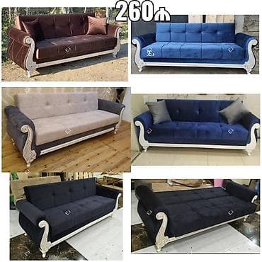 klassik: Velvet üslubunda klassik dizayna malik divanlar - Yumşaq, toxunuşa — 1