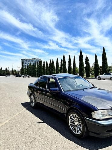 mercedes s221: Mercedes-Benz C200 sedan - Kuzov: W202, 4 qapı, tünd göy rəng - — 2
