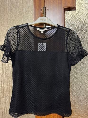 Çimərlik geyimləri: Qadın bluzası – “KORRON” brendi - Rəng: qara - Model: yarı şəffaf — 1