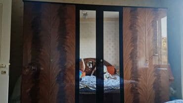 купить двуспальную кровать: İkinəfərlik çarpayı, Dolab, Termo, 2 tumba, İşlənmiş — 1