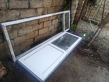 Ev və bağ: PVC qapı-pəncərə dəsti - Material: PVC profil (üzərində STARK plas — 1