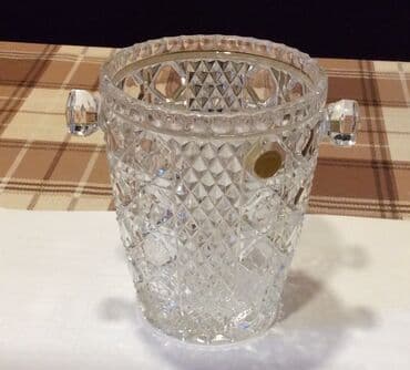 büllür: Buz qabı, büllur, ağır, Bleikristal brendi, Almaniya, diametr 12 sm — 4