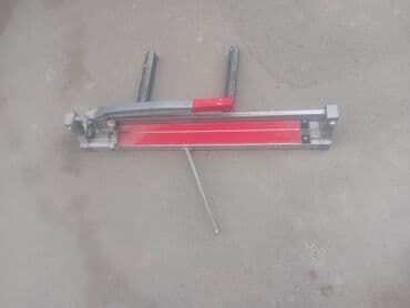 Quru inşaat materialları: Əl ilə çalışan Kafel kəsən stanok — 3