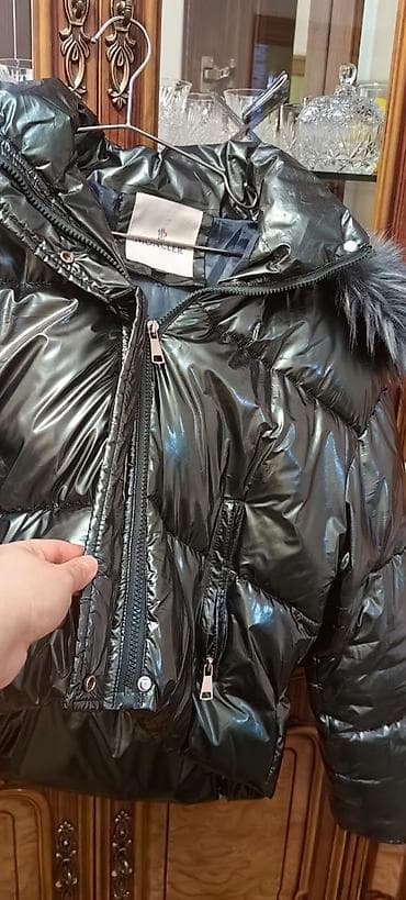 moncler bakı: Moncler qadın qış gödəkçəsi - Rəng: tünd metalik boz (parlaq — 5