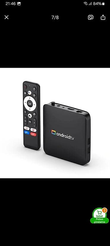 internet guclendirici modem: Yeni Smart TV boks 2 GB / 16 GB, Android — 7