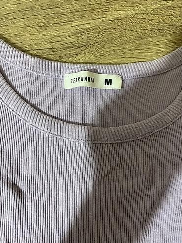 mayka modelleri: Terranova qadın maykası - Model: qolsuz, yığma (ribbed) fakturalı — 2