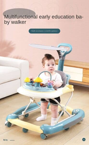 uşaq çətirləri: Çətirli yürütəc Səs, işıq və günəş qoruyucusu olan, hündürlüyü — 2