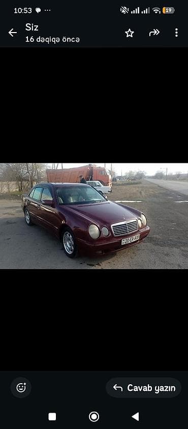 mercedes w201: Mercedes-Benz E-Class (W210) sedan - Kuzov: 4 qapılı sedan, tünd — 2