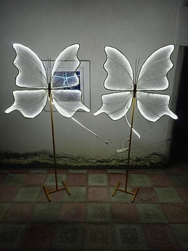 isti hava vuran: Məhsul: LED kəpənək dekorativ döşəmə lampaları (2 ədəd) - Dizayn — 2