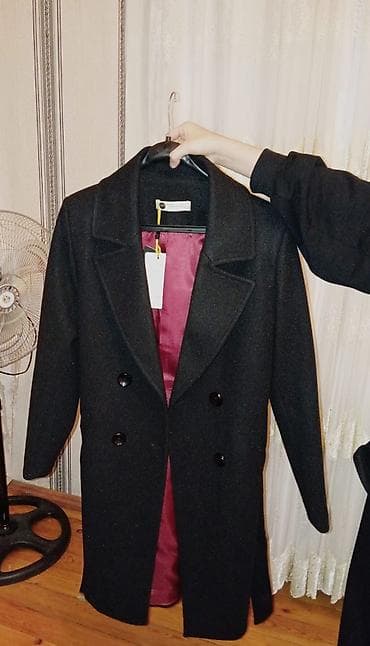 Palto, Zara, XL, rəng - Qara