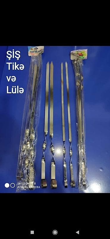 Şiş tikə və lülə topdan satış paçkaynan satılır ədədnən satılmır