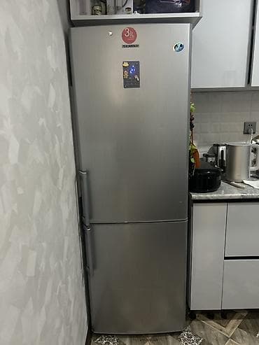 sharp soyuducu servis: 2 qapılı Samsung Soyuducu Satılır, rəng - Gümüşü — 1