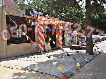 fatimə ətri: Şarlarla Dizayn və Açılış Dekoru. - Mağaza, obyekt və giriş qapıları — 2