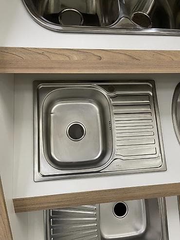 sandık: Düzbucaqlı Mətbəx çanağı, Paslanmaz polad — 1