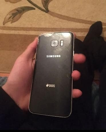 ekran samsung galaxy s5: Samsung Galaxy S7 Edge Duos, 32 GB, rəng - Qara — 2