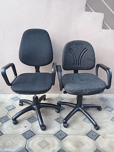 Ofis və oyun kresloları: İşlənmiş, Təkərli, Qolları tənzimlənir, Dəri — 5