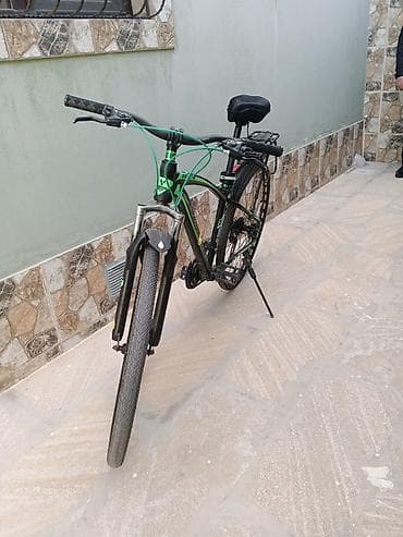 Şəhər tipli velosiped - Geniş, rahat sükan və yumşaq oturacaq - Ön