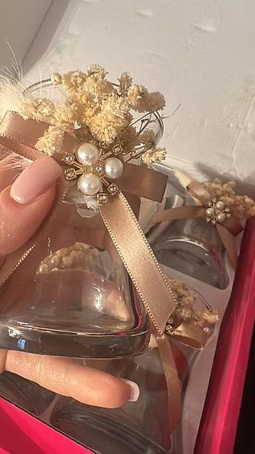 stekan bezekleri: Stəkanlar, rəng - Bej, Şüşə — 2