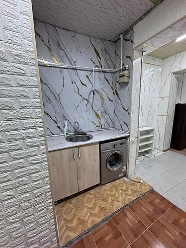apartman evler: Kirayə verilir: 1 otaqlı studiya tipli mənzil - Plan: açıq mətbəxli — 1