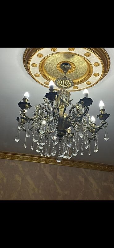 Çılçıraq, 8 lampa, Metal
