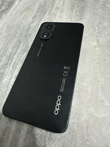 сотовый телефон fly ff248: Oppo A18, 128 GB, rəng - Qara, İki sim kartlı — 1