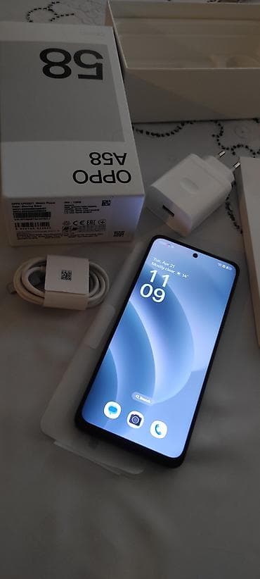 telefon 1970: Oppo A58 4G, 128 GB, rəng - Qara, Sənədlərlə — 3