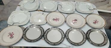 23 fevral: Boşqablar, rəng - Ağ, Farfor — 3