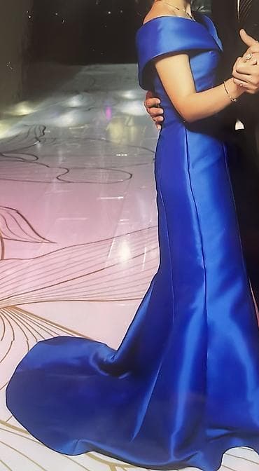 купить вечернее платье в баку: Ziyafət libası/ TARIK EDIZ 
36 ölçü/ royal blue rəngi — 2