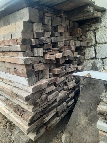 Taxta materialları dəsti - Müxtəlif ölçülü taxta şalban və lövhələr — 2