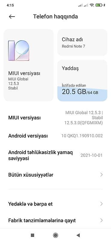 iphone 13 pro max dubayiski: Redmi Note 7, 64 GB, rəng - Çəhrayı, Sensor, Barmaq izi, İki sim kartlı — 2