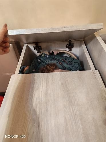 masa islenmis: Oğlan və qız üçün, Dördbucaq, Beşik, Dəstsiz, Matrassız, Yellənmə mexanizmsiz — 3