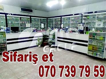 Sifarişlə aptek vitrinləri