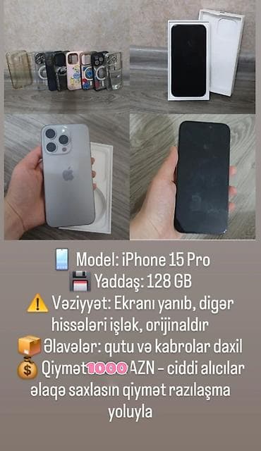 IPhone 15 Pro, 128 GB
