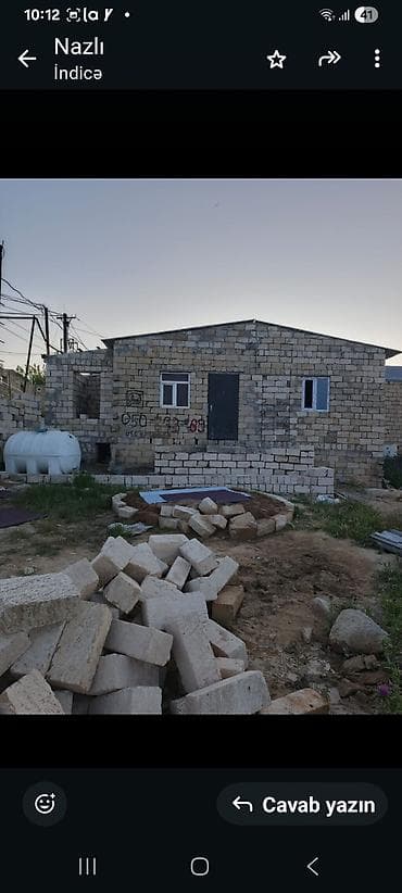 xırdalanda satılan həyət evləri: 2 otaqlı, 40 kv. m, Kredit yoxdur, Təmirsiz — 6