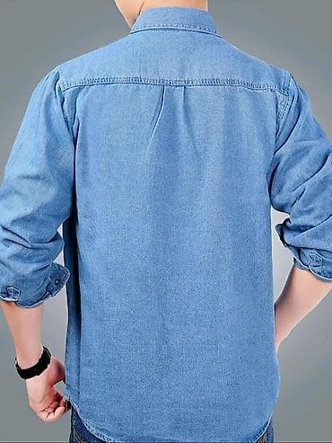 Личные вещи: Мужская рубашка, XL, цвет - Голубой — 2