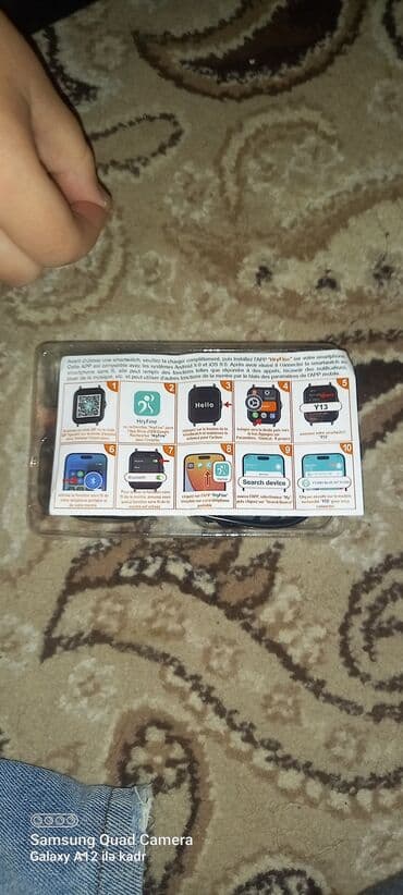 Saat üçün aksesuarlar: Smart saat, Smart, Sensor ekran, rəng - Qara — 2