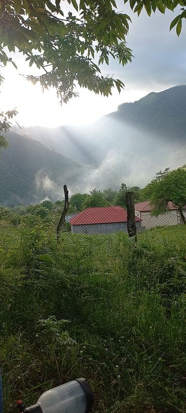 dag: Qəbələ rayonu qemervan kendi 6 sot torpaq sahesi dağ mənzərəli — 1