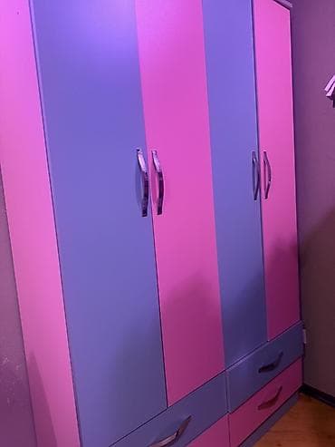 Uşaq otağı üçün mebel dəsti - İkimərtəbəli çarpayı: Təbii ağac — 4