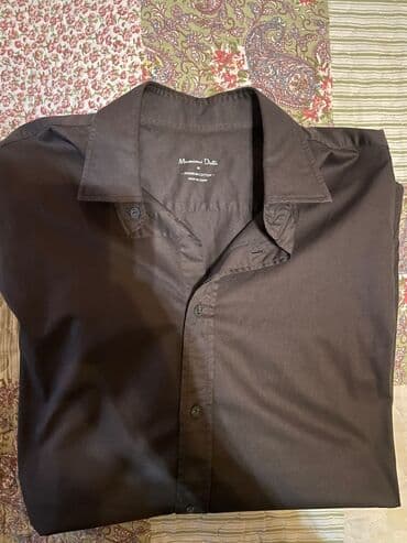 Lincoln: Мужская рубашка, Massimo Dutti, M, цвет - Коричневый — 2