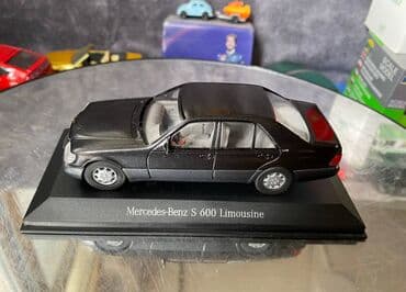 metbex tavan modelleri: Коллекционная модель Mercedes-Benz S600 W140 Limousine black 1998 CEF — 27