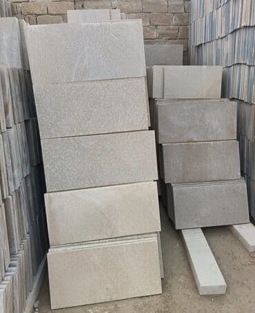 mermer pilleken: Qumdaşı fasad plitələri - Material: təbii qumdaşı - İstifadə — 31