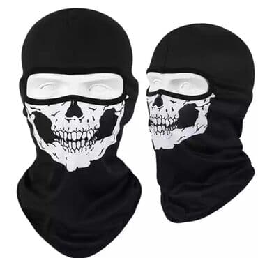 Fur hats: Маски скелетов велосипедная. Лыжная маска для головы и половины — 3