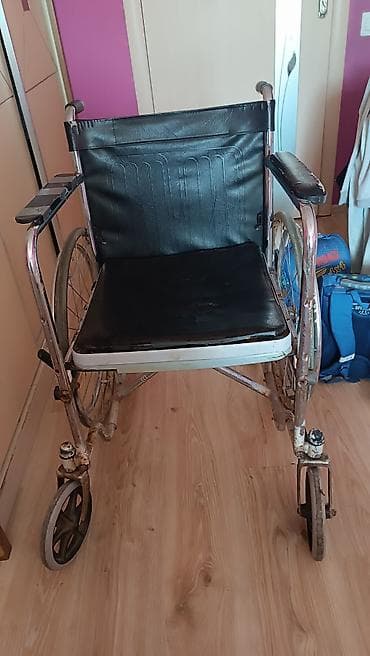 Əlil arabaları: Mexaniki əlil arabası - Konstruksiya: xromlu metal gövdə, boru karkas — 1