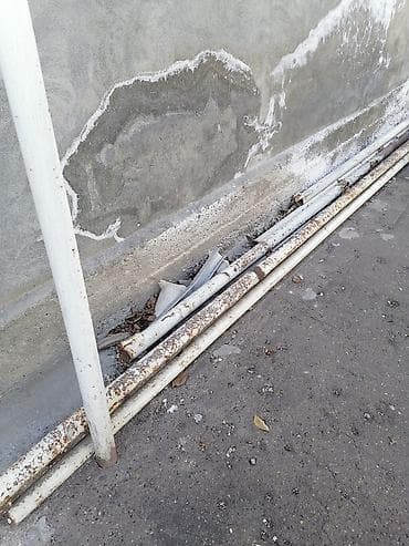 metal setka: Metal borular – müxtəlif ölçülərdə - Material: polad/metal - Rəng: ağ — 1