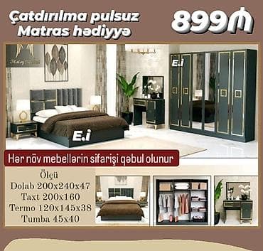 malazya mebel: İkinəfərlik çarpayı, Dolab, Malayziya — 1