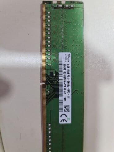 Operativ yaddaş (RAM) HP, 8 GB, 2666 Mhz, DDR4, PC üçün, İşlənmiş