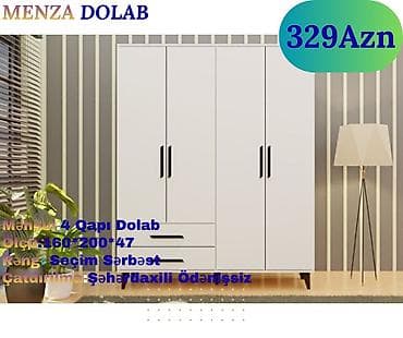 qapi ucun setkalar: 4 qapılı, Siyirməli, Boz, Açılan, Düz dolab — 10